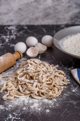 fresh italian pasta egg noodles