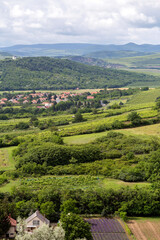 View of the village Tarcal from the Blessing Christ Statue