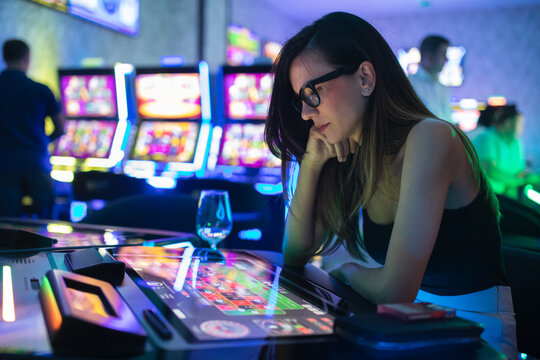 Stock photo presenting the atmosphere in the casino