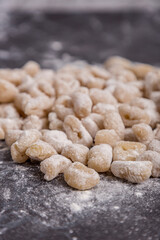 Fresh Italian pasta handmade gnocchi