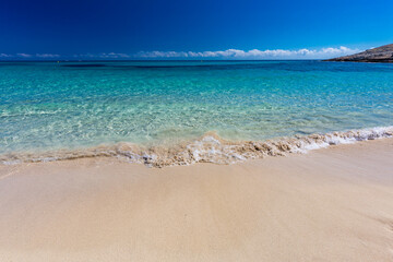 Beautiful sandy beach of Cala Mesquida, Mallorca, Balearic islands, Spain