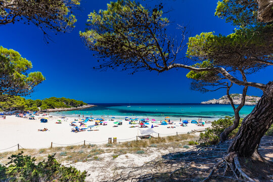 Cala Agulla sand beach Spain, Balearic Islands, Mallorca, Cala Rajada