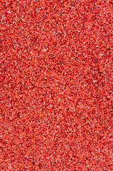 Red glitter scatter abstract texture background