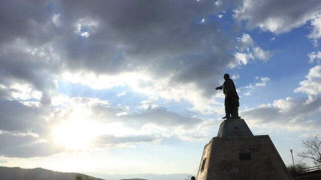 Monumento a Benito Juarez en Oaxaca, Mexico