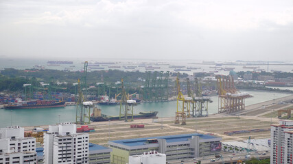 Singapore Skyline View