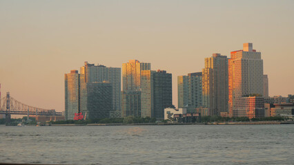 Obraz premium landscape of queens long Island city NY 