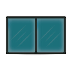 Closed window icon. Frame icon - Vector illustration
