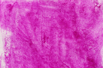 Purple watercolor on art paper background.