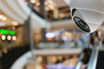 CCTV tool in Shopping mall Equipment for security systems.