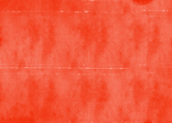 Painted red wall background.