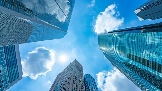 Skyscraper,time-lapse