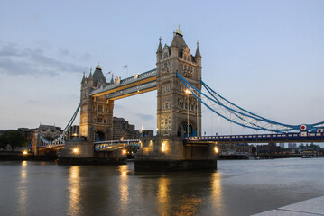Fototapeta na wymiar Tower Bridge at sunset, London