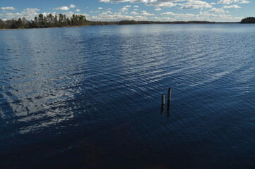 Calm lake in sweden