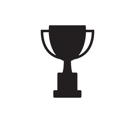 Trophy icon vector logo design template