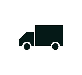 Truck transport icon vector logo design template