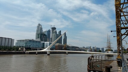 bridge over the river in Buenos Aires