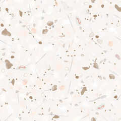 Terrazzo Texture Vector. Flooring Seamless Pattern