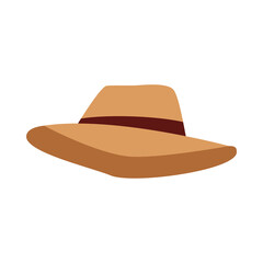 gardener hat straw isolated icon