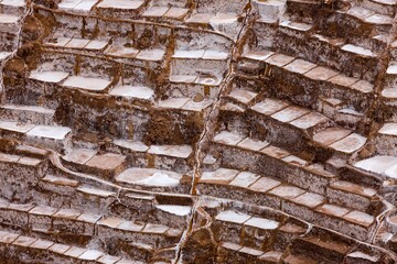 MARAS SALT MINES, SALINAS NEAR TARABAMBA IN PERU