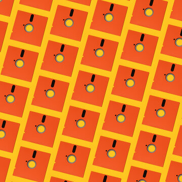 5&not;&ordm;-inch diskettes pattern