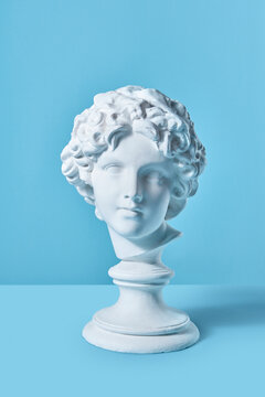 Statue plaster of Amur's head.