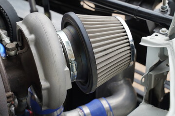 Car's air filter intake