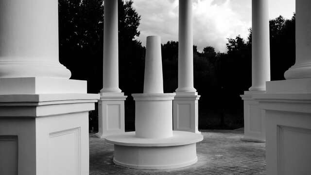 Naklejki Architecture composition with columns