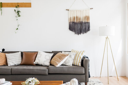 Bright Mid Century Living Room