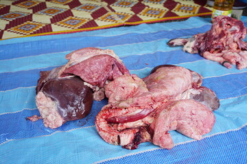 fresh beef ready to cook