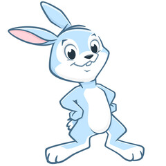 Obraz na płótnie Canvas Cartoon Rabbit