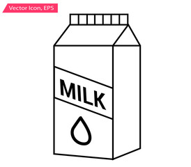 milk carton illustration