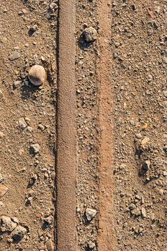 Rusty old train tracks