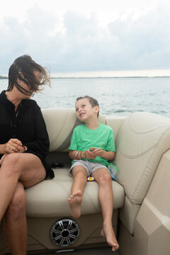 Family Time On A Boat