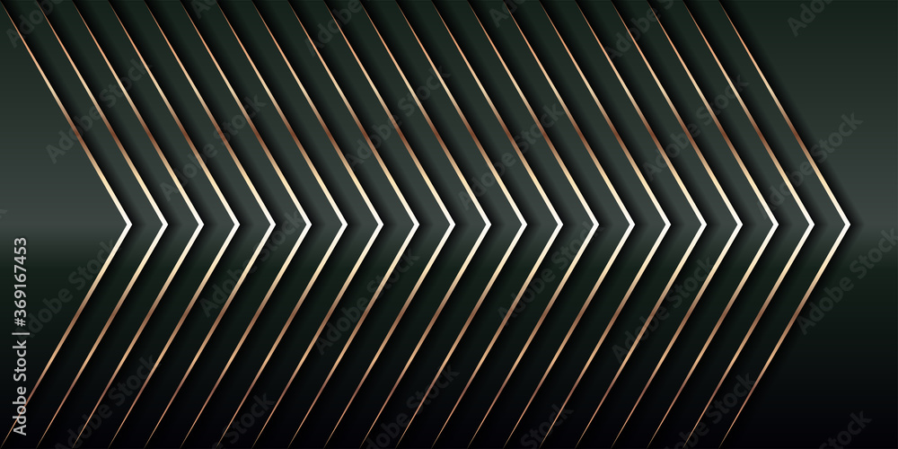 Poster modern luxury background vector overlap layer on dark green and shadow black space with abstract sty