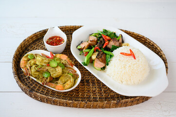 Stir Fried Chinese Kale with Salted