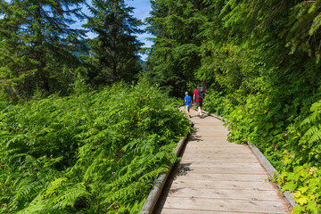 Summer hike in Cascade mountains
