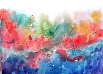 summer background abstract texture watercolor on paper