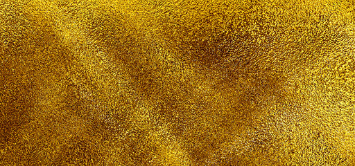 Abstract golden foil texture background