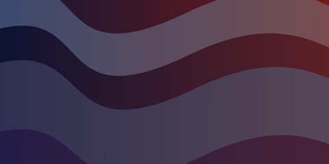 Light Blue, Red vector backdrop with circular arc. Colorful illustration with curved lines. Template for your UI design.