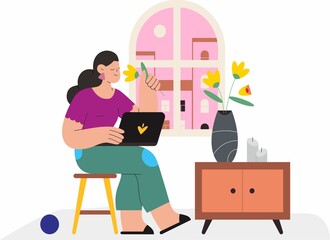 while relaxing enjoying the scent of Flowers