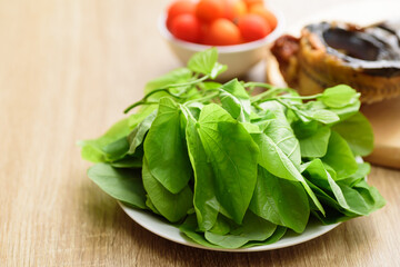 Bauhinia Purpurea (shoot and young leaves), edible plant tree, food ingredients in Northern Thai food 
and used for alternative medicine