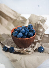 blueberries in a bowl