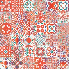 Antique talavera tiles patchworks.