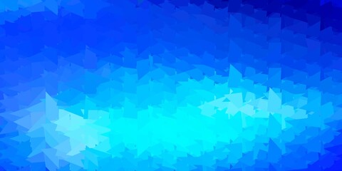 Fototapeta na wymiar Light blue vector polygonal background.