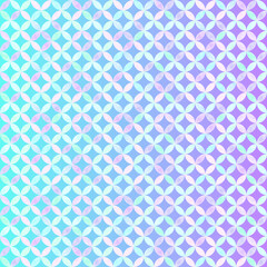 A bright pattern with many circles connected