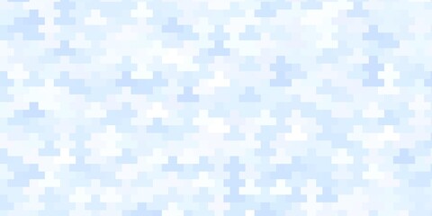 Light BLUE vector background in polygonal style. Abstract gradient illustration with rectangles. Template for cellphones.