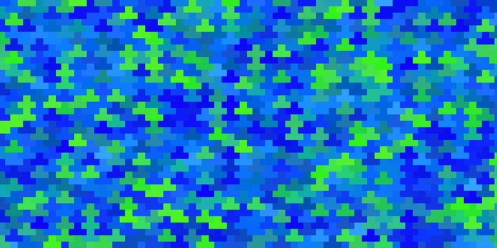 Light Blue, Green vector layout with lines, rectangles. Colorful illustration with gradient rectangles and squares. Pattern for commercials, ads.