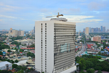 Quezon City overview in Philippines