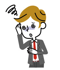 めまい　ビジネスマン