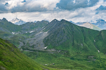 Marmot Mountain outside of Hatcher Pass Lodge
